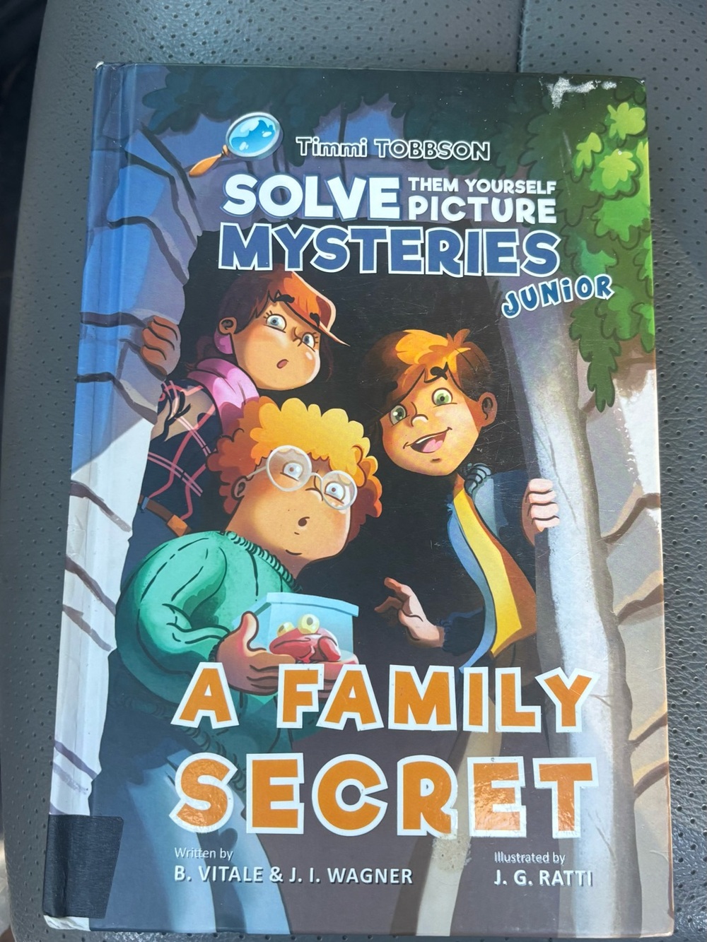 Timmi Tobson Solve Picture Mysteries Junior: A Family Secret - Blue Hardcover - Picture 1 of 1